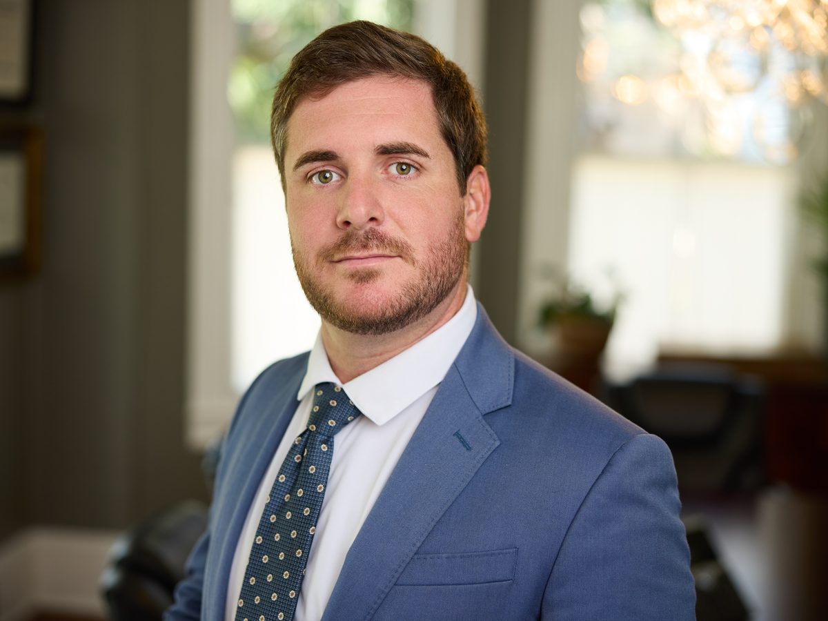 Mason Barnes, criminal defense attorney, at the firm’s Pensacola office